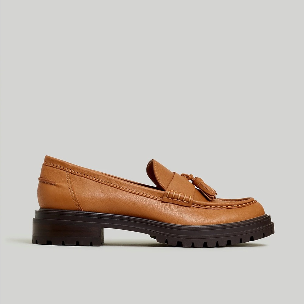 Madewell Bradley Tassel Lugsole Loafer Size 8.5